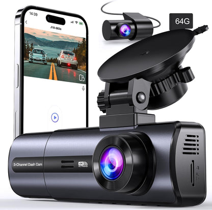Tuisau 3 Channel 4K Dash Cam Front Inside Rear View
Tuisau 4K WiFi Dash Camera with Night Vision
Tuisau Triple Dash Cam with Parking Mode and G-Sensor
Tuisau Dash Cam with 64GB Card Front and Rear Recording
Tuisau 4K Car Camera with 5GHz WiFi and APP Control
Tuisau Triple Lens Dash Cam 4K/2.5K+1080P+1080P
Tuisau Front and Rear Dash Cam for Cars Night Vision
Tuisau J10 3 Channel Dash Camera with Loop Recording
