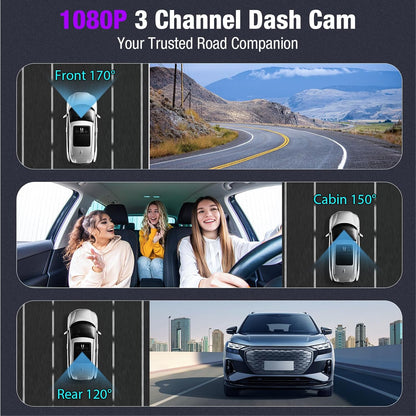 Tuisau 3 Channel 4K Dash Cam Front Inside Rear View
Tuisau 4K WiFi Dash Camera with Night Vision
Tuisau Triple Dash Cam with Parking Mode and G-Sensor
Tuisau Dash Cam with 64GB Card Front and Rear Recording
Tuisau 4K Car Camera with 5GHz WiFi and APP Control
Tuisau Triple Lens Dash Cam 4K/2.5K+1080P+1080P
Tuisau Front and Rear Dash Cam for Cars Night Vision
Tuisau J10 3 Channel Dash Camera with Loop Recording